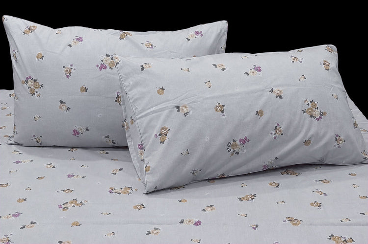 Lunara Collection Custom Bed Sheet Set in Shades of Lavender