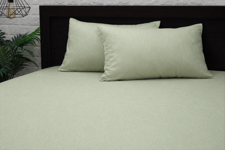 300TC Silent Sway Custom Bed Sheet Set - Green