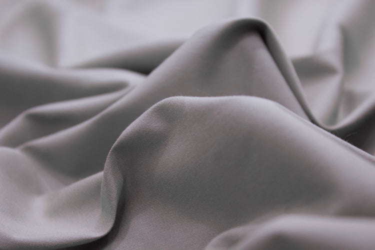 400TC Soft Sateen Weave Custom Bed Sheet Set - Light Grey