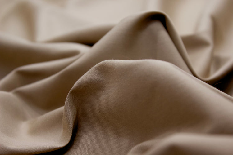 400TC Soft Sateen Weave Custom Bed Sheet Set - Beige