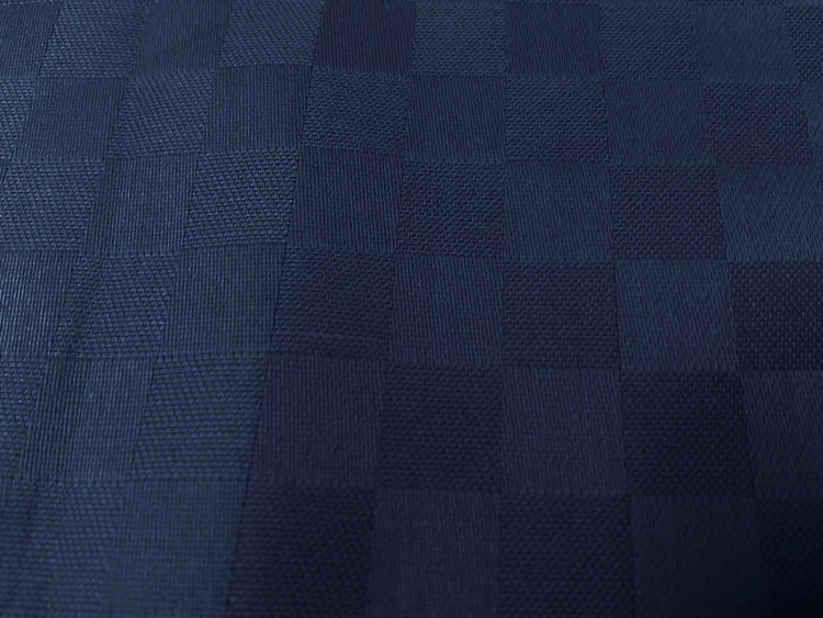 300TC Sateen Self Square Weave Custom Bed Sheet Set - Dark Blue