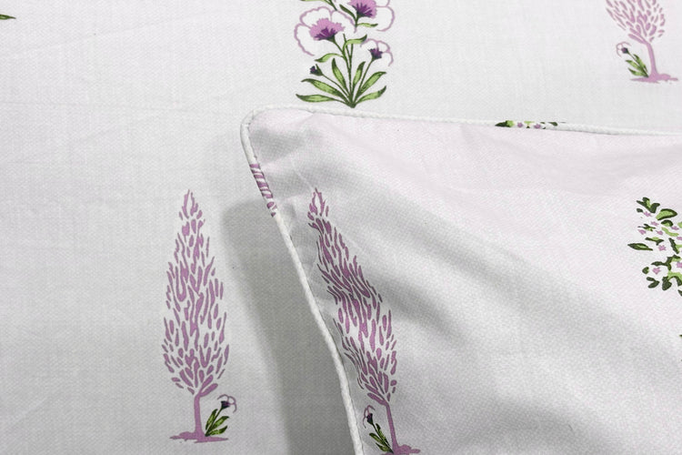 Cypress Grove Bed Sheet Set in Shades of Pink