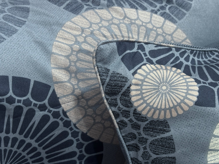 Mandala Medley Custom Bed Sheet Set in Blue