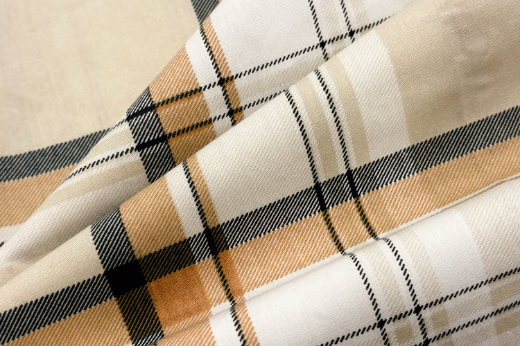Mason Plaid Bed Sheet Set in Yellow