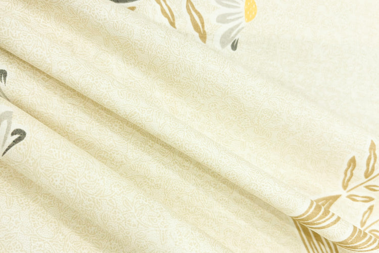 Morning Dew Custom Bed Sheet Set in Yellow