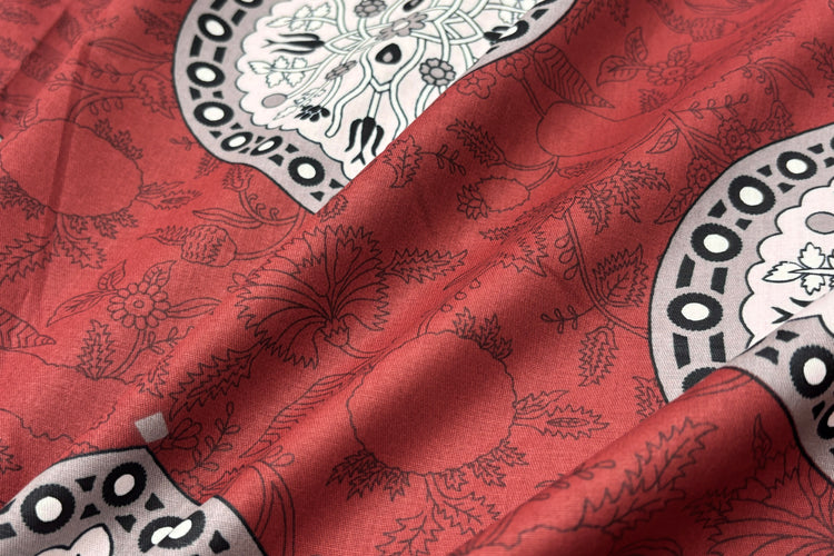 Royal Tapestry Custom Bed Sheet Set in Red