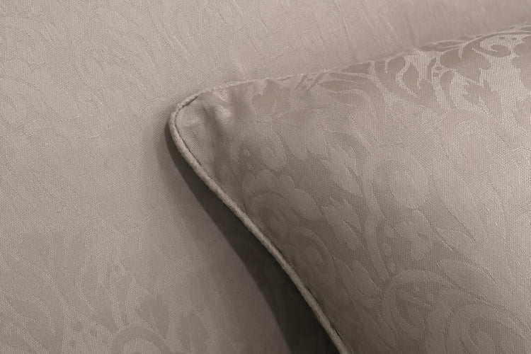 300TC Sateen Self Weave Royale Damask Custom Bed Sheet Set - Beige