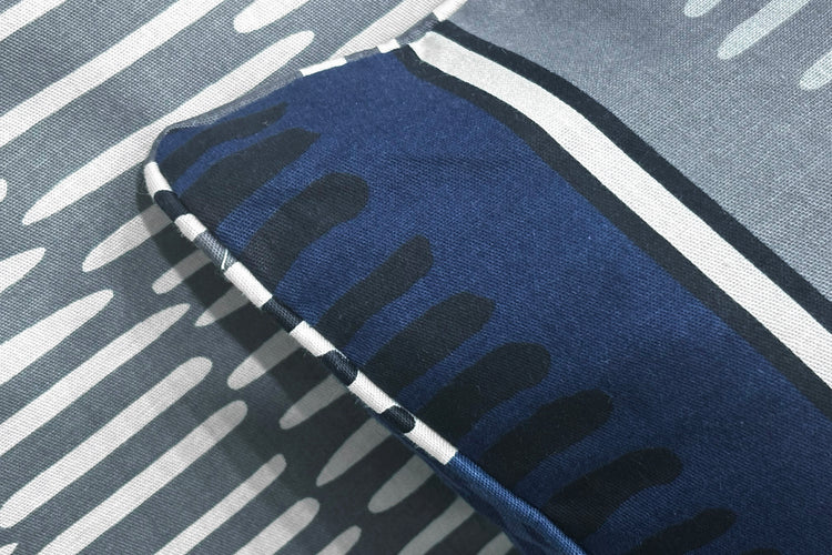 urban lines shades of blue