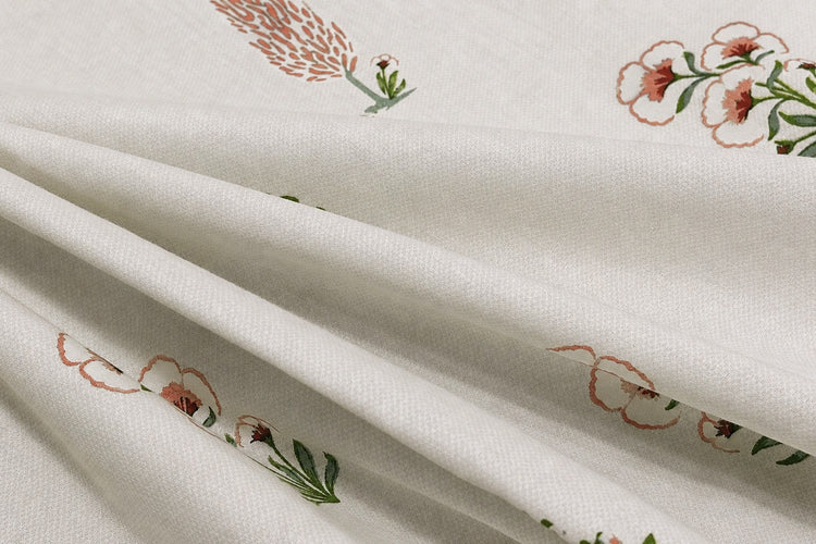Cypress Grove Bed Sheet Set in Shades of Coral