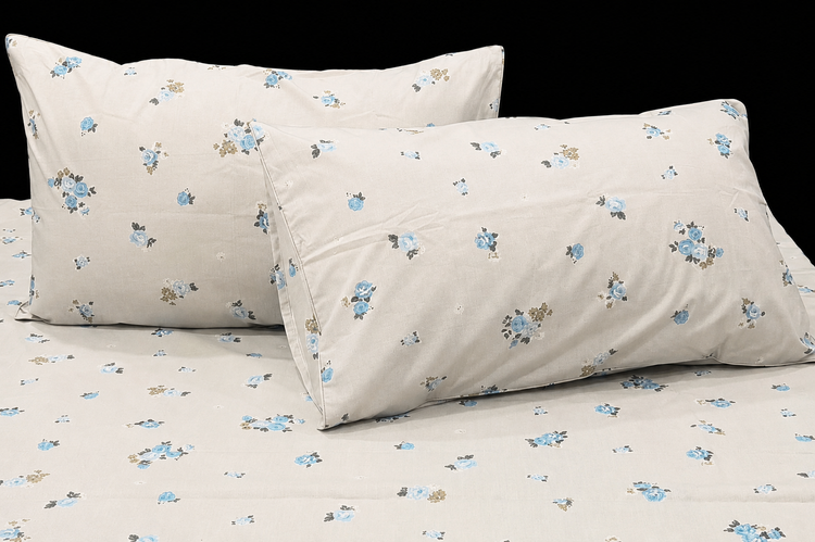 Lunara Collection Custom Bed Sheet Set in Shades of Beige
