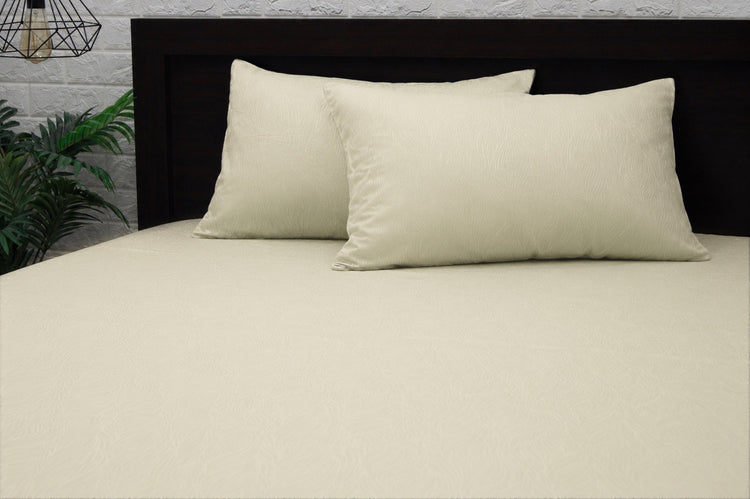 300TC Silent Sway Custom Bed Sheet Set - Ivory
