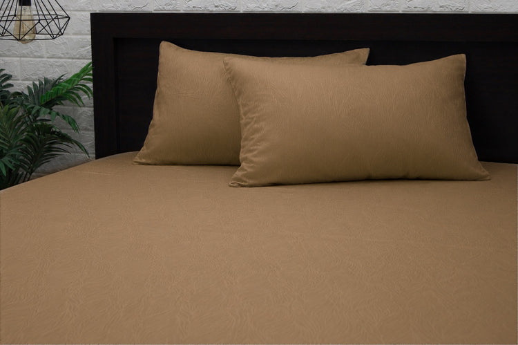 300TC Silent Sway Custom Bed Sheet Set - Brown