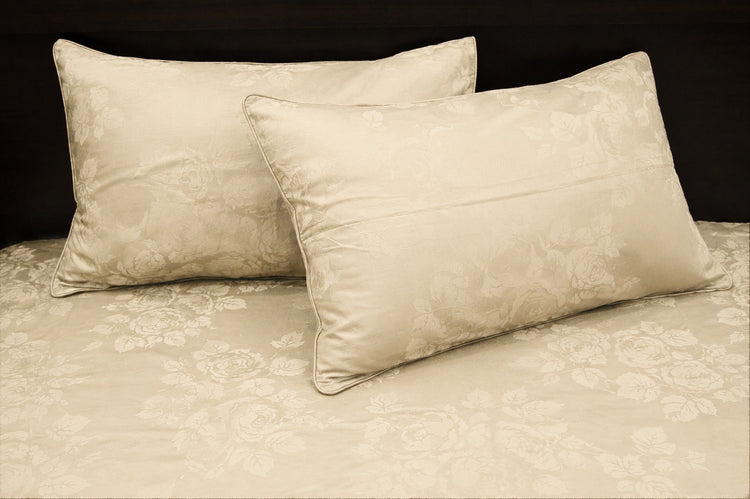 300TC Timeless Rose Custom Bed Sheet Set - Ivory
