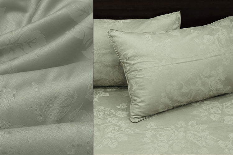 300TC Timeless Rose Custom Bed Sheet Set - Green