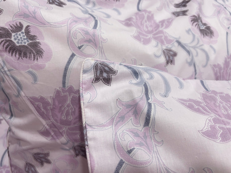 Jamal Floral Bed Sheet Set in Purple Lavender
