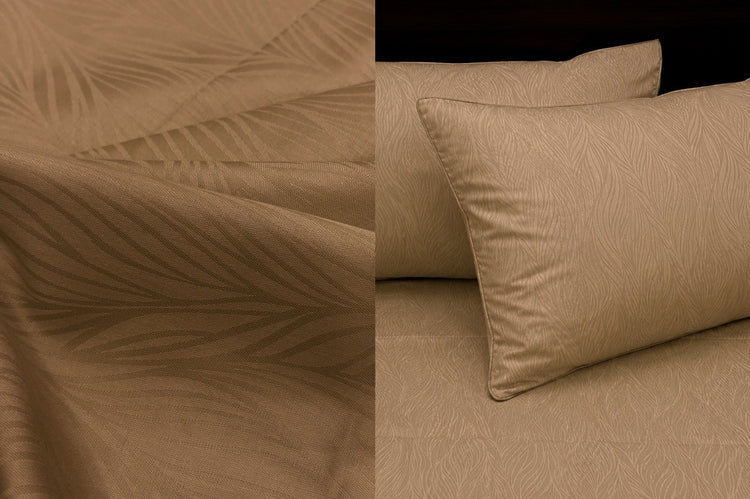 300TC Silent Sway Custom Bed Sheet Set - Brown