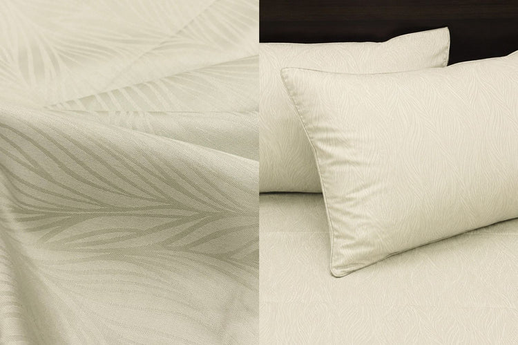 300TC Silent Sway Custom Bed Sheet Set - Ivory