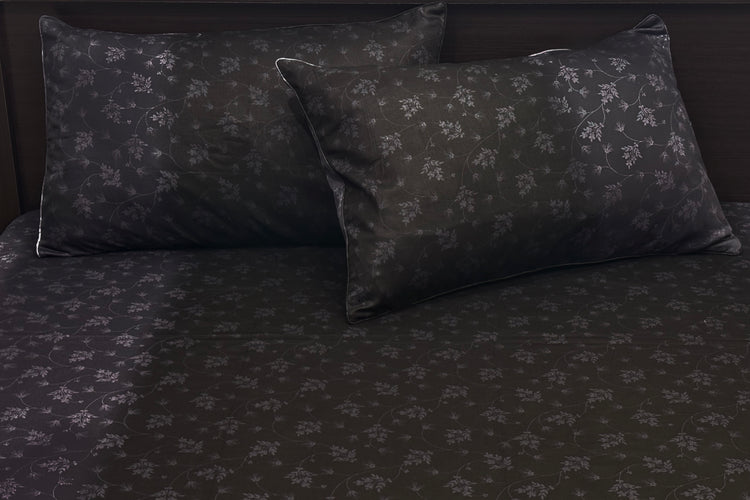 Fading Night Ombre Custom Bed Sheet Set in Shades of Blue and Purple