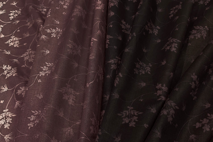 Fading Night Ombre Custom Bed Sheet Set in Shades of Maroon