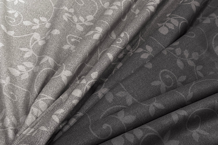 Dusk Garden Ombre Custom Bed Sheet Set in Shades of Grey
