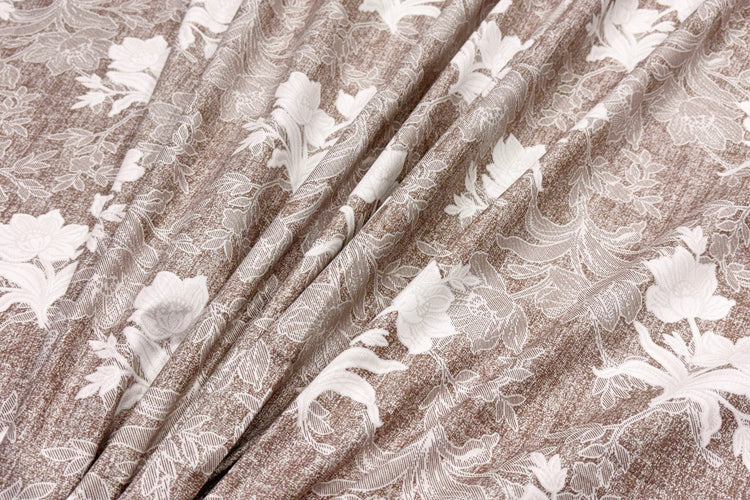 Ashwood Floral Custom Bed Sheet Set in Shades of Brown