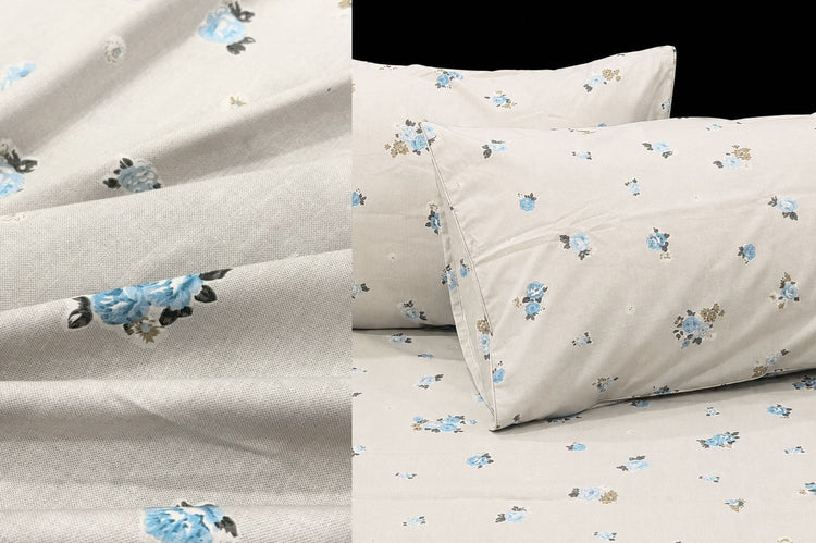 Lunara Collection Custom Bed Sheet Set in Shades of Beige