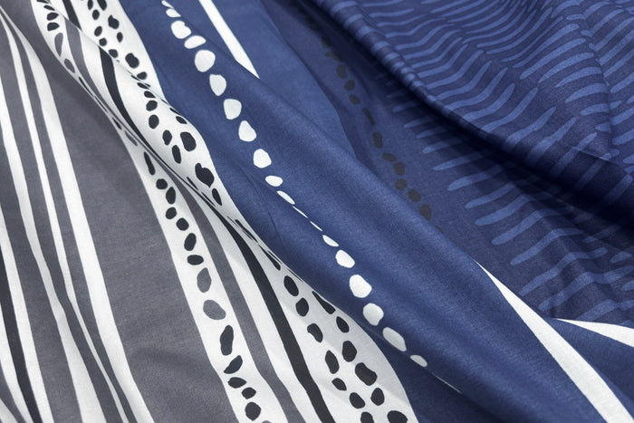 shades of blue bedsheet